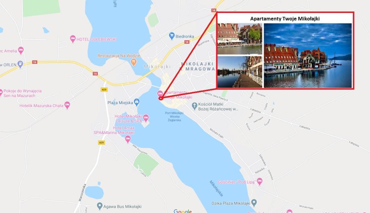 Apartamenty Twoje Mikolajki Bagian luar foto